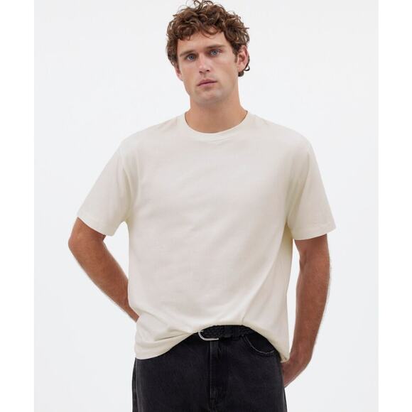 Madewell The Vintage Tee Mens M Soft White Washed Cotton Crew Neck Short Sleeve - Picture 1 of 8